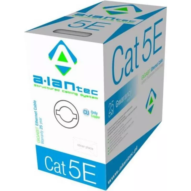 A-LAN KIU5PVC305 Καλώδιο δικτύου Γκρι 305 m Cat5e U/UTP (UTP)