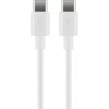 Goobay Καλώδιο φόρτισης και συγχρονισμού USB-C, 2 m, λευκό | Goobay
