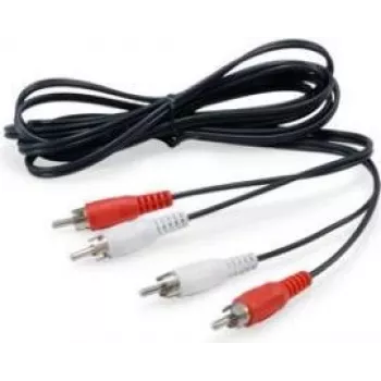 Equip 147094 Καλώδιο ήχου 2,5 m 2 x RCA μαύρο