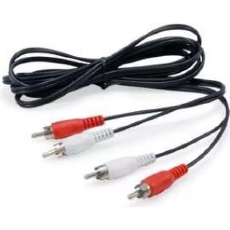 Equip 147094 Καλώδιο ήχου 2,5 m 2 x RCA μαύρο