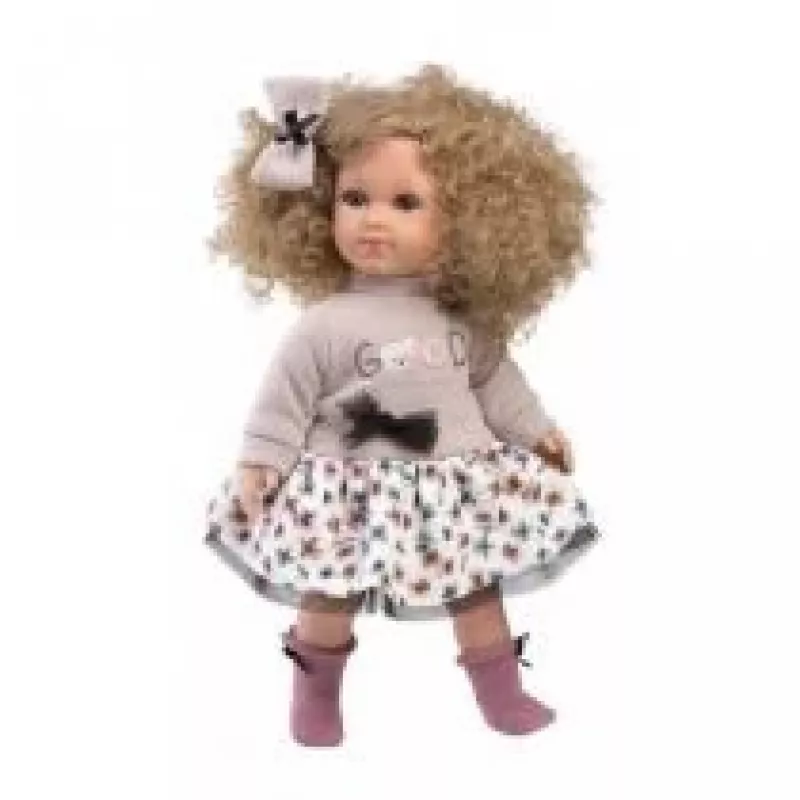 Κούκλα Llorens Elena 35 cm — μαλακό σώμα, χειροποίητο βαμμένο πρόσωπο και άκρα