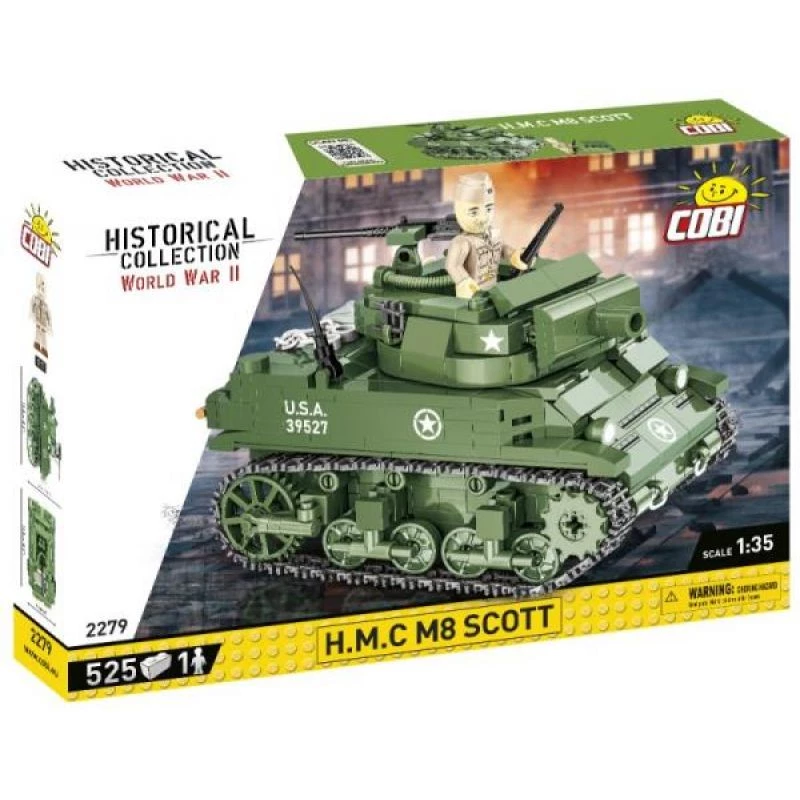Τούβλα COBI H.M.C M8 Scott 525 τεμάχια World War II