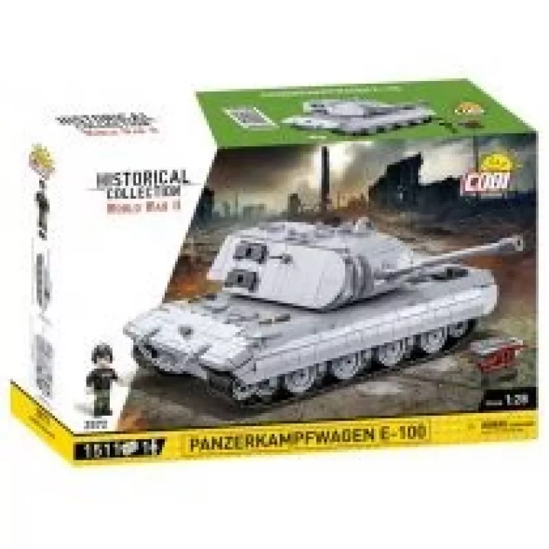 Σετ κατασκευής COBI Panzerkampfwagen E-100 Δεύτερος Παγκόσμιος Πόλεμος 1511 τεμάχια