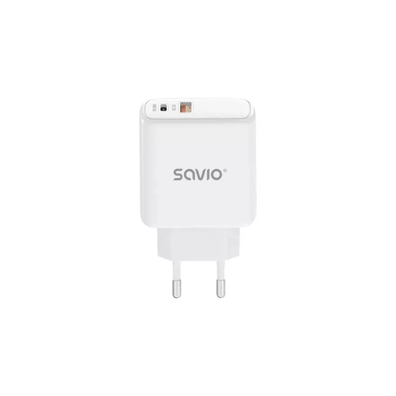 SAVIO LA-06 USB Type-A & Type-C Quick Charge Power Delivery 3.0 εσωτερικού χώρου