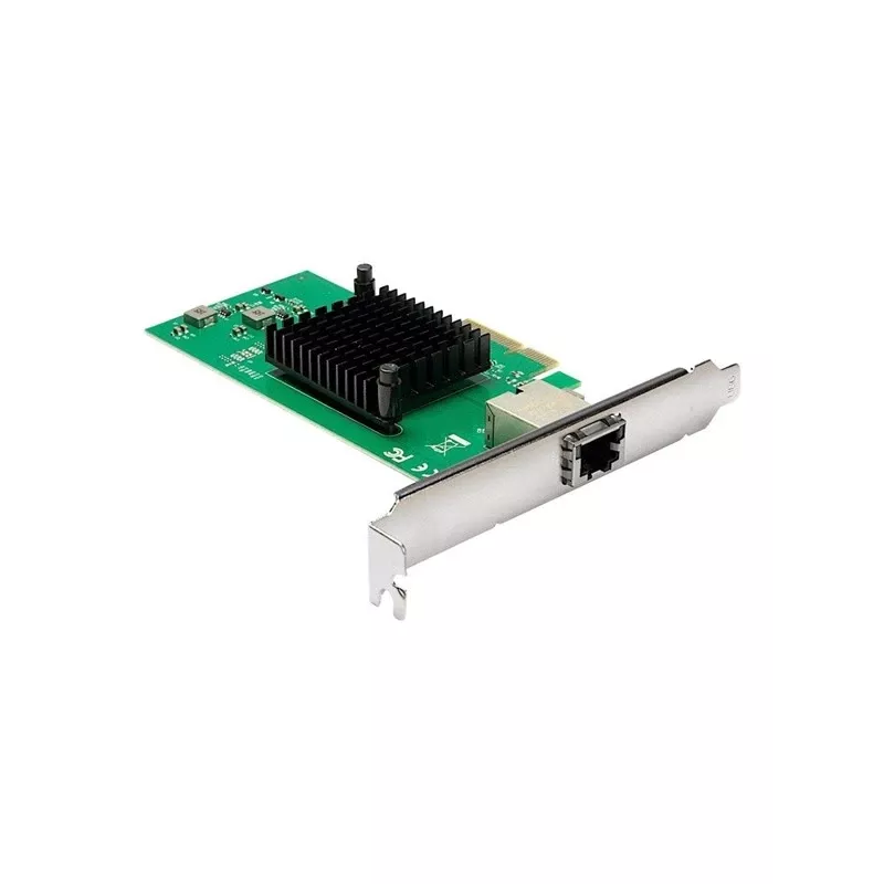 Κάρτα διασύνδεσης Inter-Tech ST-7267 PCIe RJ-45 10 Gbit/s Πράσινο Ασημί