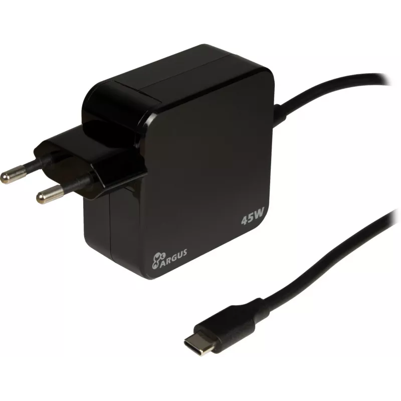 Φορτιστής Inter-Tech PD-2045 Universal Μαύρο AC για εσωτερικό χώρο 20V USB-C