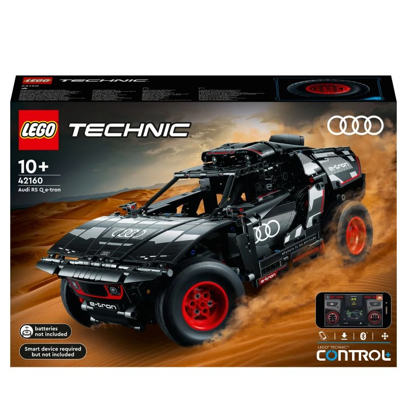 LEGO Technic Σετ Μοντέλου Τζιπ Audi RS Q e‑tron 42160 — 914 τεμάχια, συνιστώμενη ηλικία 10+