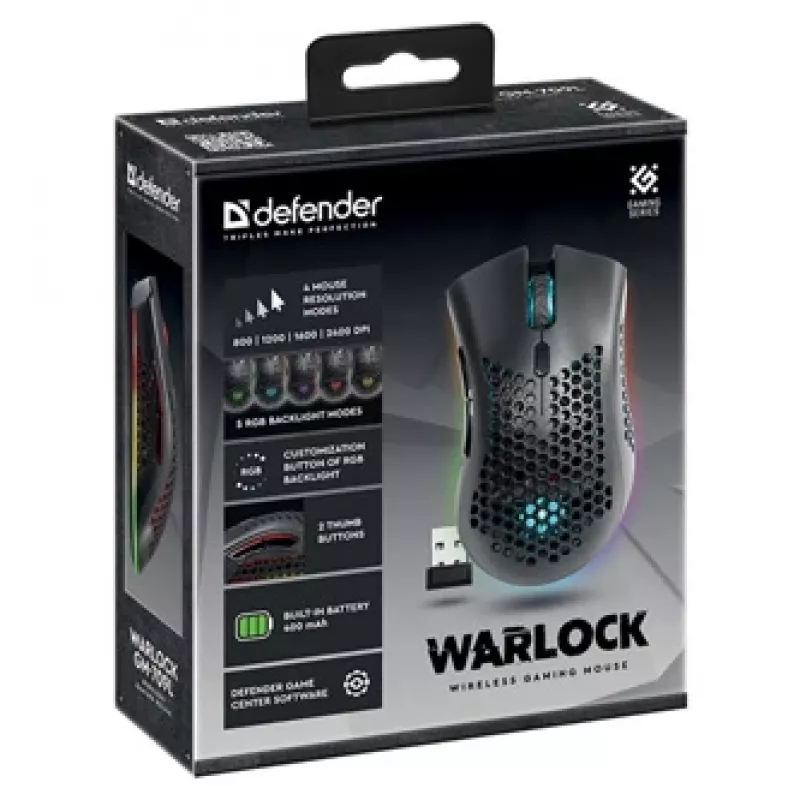 Defender 52709 Προϊόν 709 L Μαύρο USB