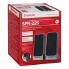 DEFENDER SPK-225 Ενσύρματα ηχεία 2.0, 4 W RMS, USB/DC 5 V, 3,5 mm, μαύρα