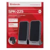 DEFENDER SPK-225 Ενσύρματα ηχεία 2.0, 4 W RMS, USB/DC 5 V, 3,5 mm, μαύρα