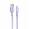 Καλώδιο TB USB-a - USB-C μωβ 1m