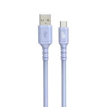 Καλώδιο TB USB-a - USB-C μωβ 1m