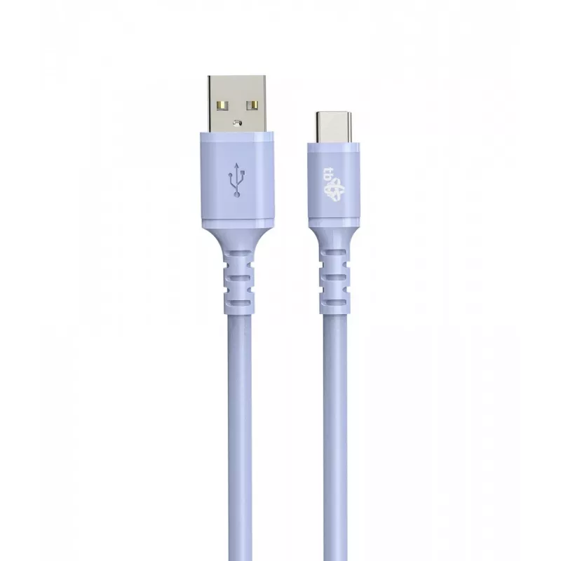 Καλώδιο TB USB-a - USB-C μωβ 1m