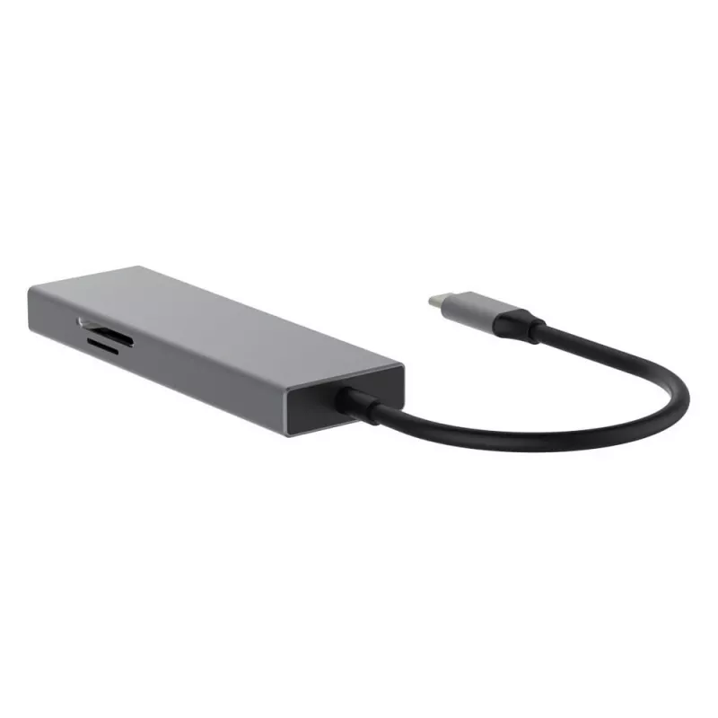 TB USB-C 7v1 Προσαρμογέας USB 3.0, 2xUSB 2.0, HDMI, PD, SD/TF