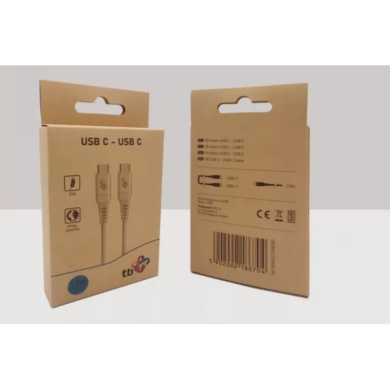 TB Touch Eco Friendly USB C 2.0 - USB C Καλώδιο
