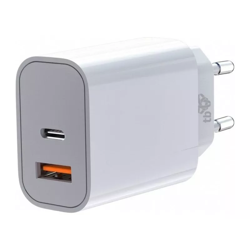 Φορτιστής universal 2x3A USB C + USB A Power Delivery λευκό