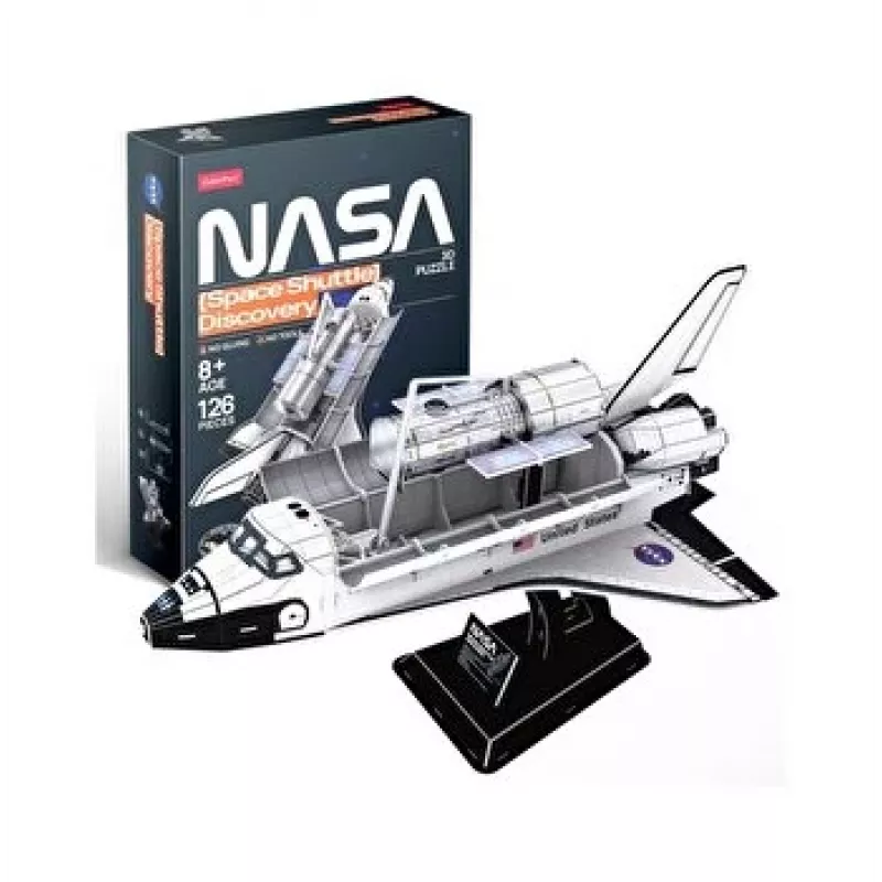 3D Puzzle Cubicfun Space Shuttle Discovery Μοντέλο 306-DS1057, Χάρτινο σετ κατασκευής
