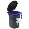 Κάδος απορριμμάτων Greenblue GB320BB Μαύρο Μπλε Πλαστικό 19L