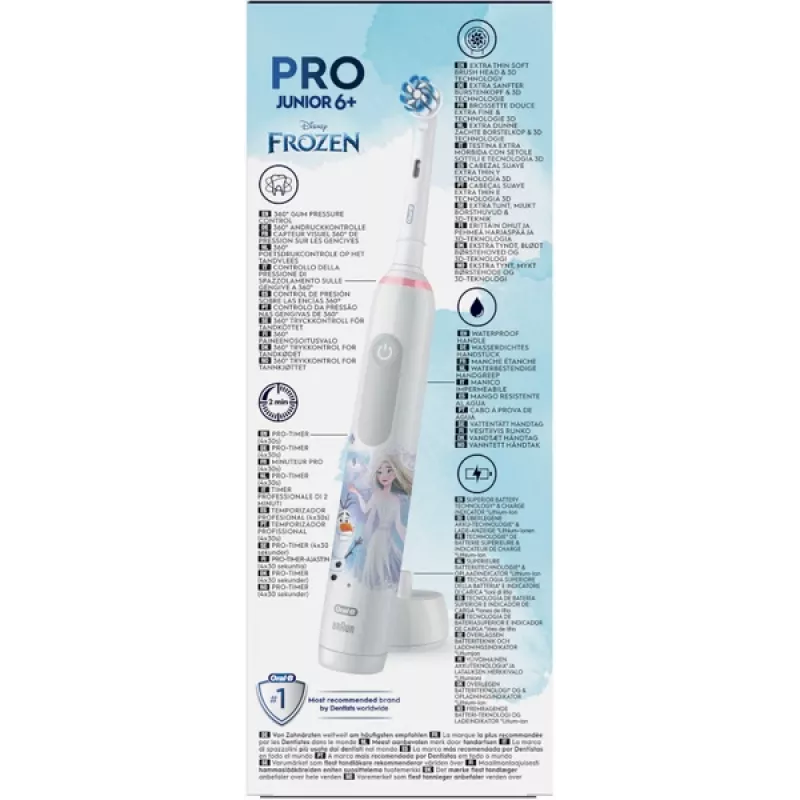 Περιστρεφόμενη οδοντόβουρτσα Oral-B PRO Junior Frozen