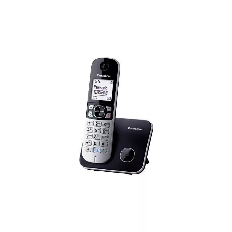 Panasonic KX-TG6811 DECT τηλέφωνο με αναγνώριση κλήσης μαύρο