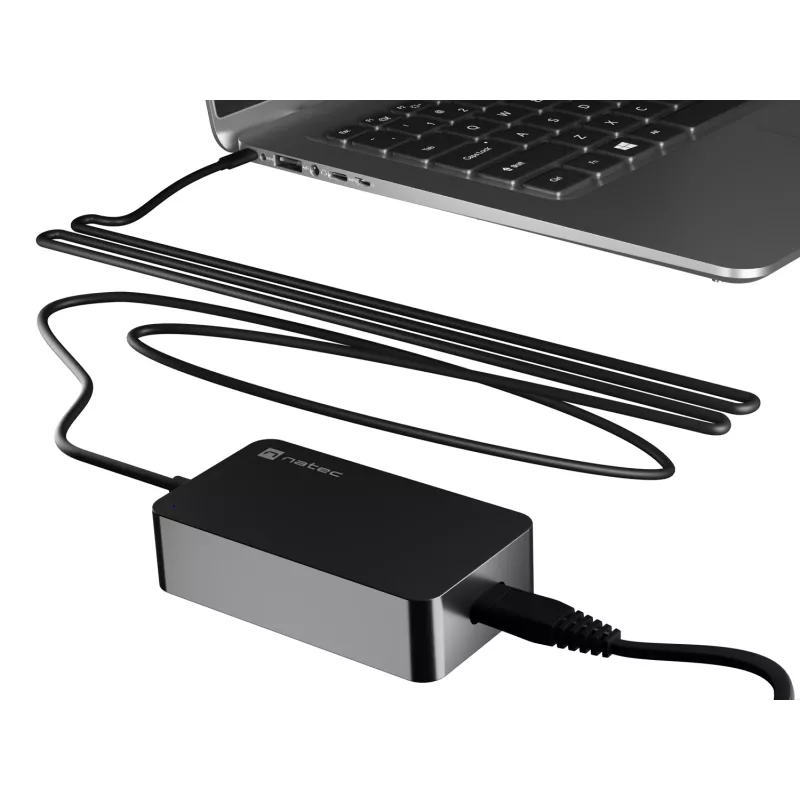 NATEC Grayling USB-C 45W τροφοδοτικό Universal μαύρο
