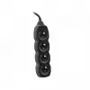 Tracer PowerCord Καλώδιο επέκτασης, 4 πρίζες, 3 m, Μαύρο