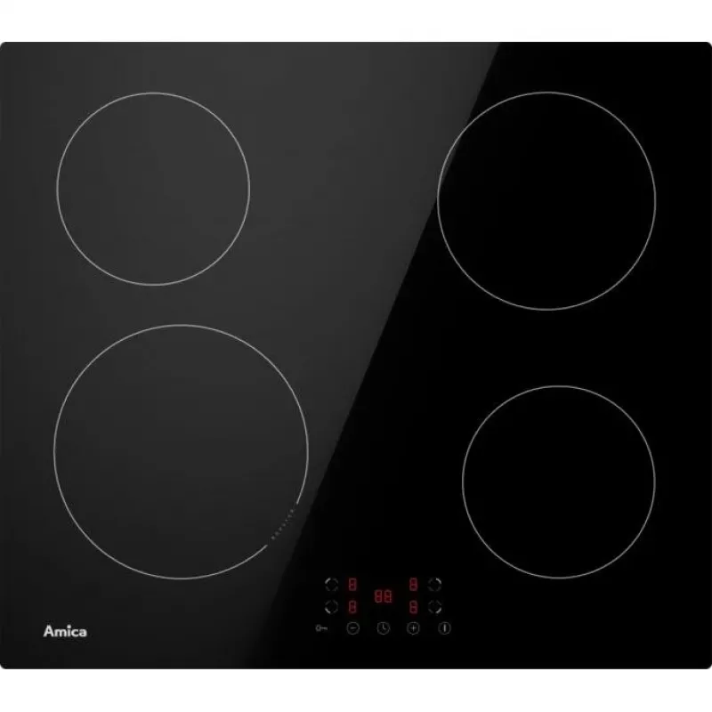 Επαγωγική εστία AMICA PI6501, 4 ζώνες μαγειρέματος, χειρισμός αφής