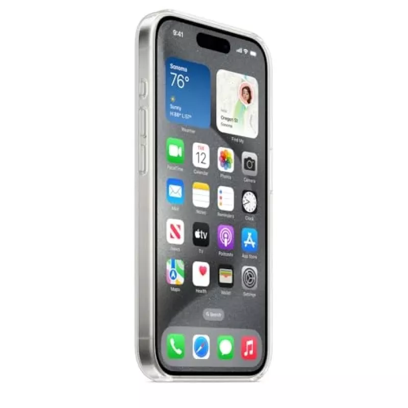 Apple iPhone 15 Pro Θήκη με MagSafe – Διάφανη
