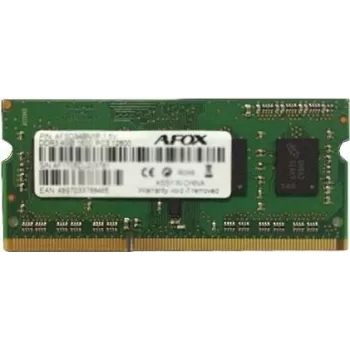 Μνήμη φορητού υπολογιστή SO-DIMM DDR3 AFOX 8 GB 1333 MHz 1,35 V Single Channel 1x8 GB