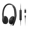 Lenovo 4XD1M45626 Ακουστικά/Headset ενσύρματα με κεφαλοδέσμενο USB Type-C μαύρα