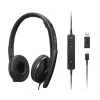 Lenovo 4XD1M45627 ακουστικά/headset ενσύρματα με κεφαλοταινία USB Type-C μαύρο