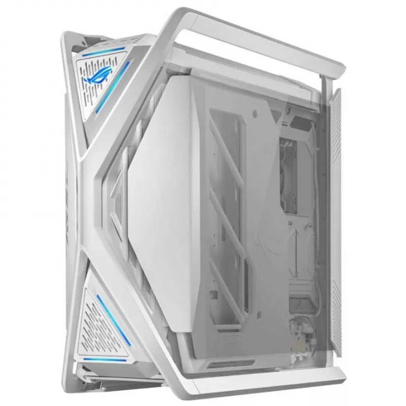 ASUS ROG GR701 Hyperion White, PC, Λευκό, ATX, EATX, micro ATX, Mini-ITX, Αλουμίνιο, Multi, Front