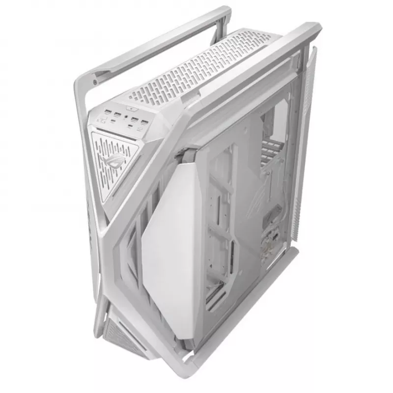 ASUS ROG GR701 Hyperion White, PC, Λευκό, ATX, EATX, micro ATX, Mini-ITX, Αλουμίνιο, Multi, Front