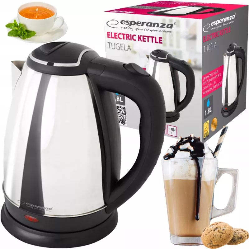 Βραστήρας Esperanza EKK104S 1,8 L 2200 W ασημί