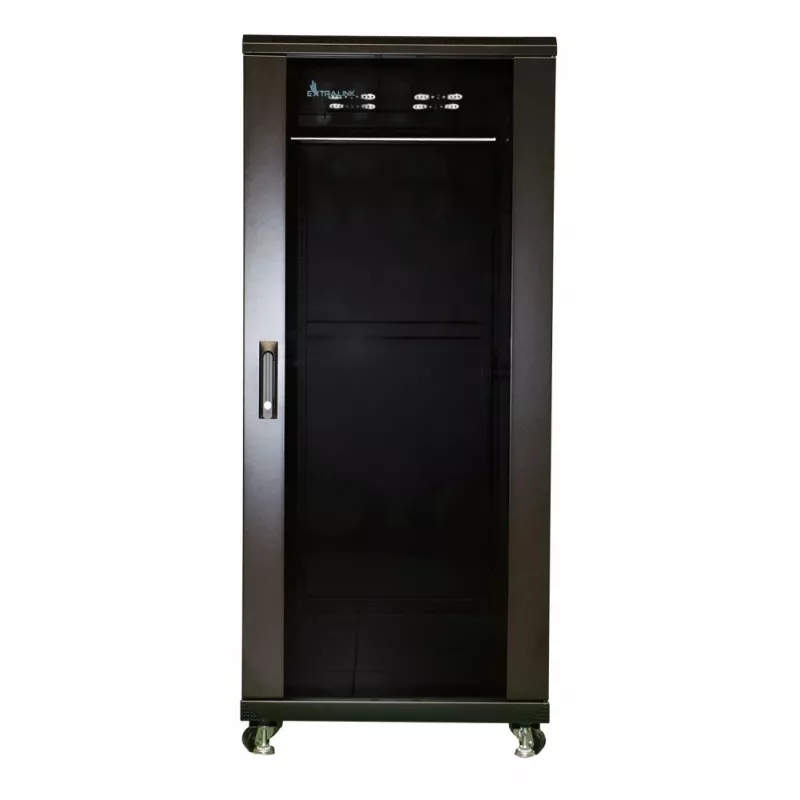 Extralink EX.11366 Ντουλάπι Rack 27U Αυτόνομο ντουλάπι Μαύρο