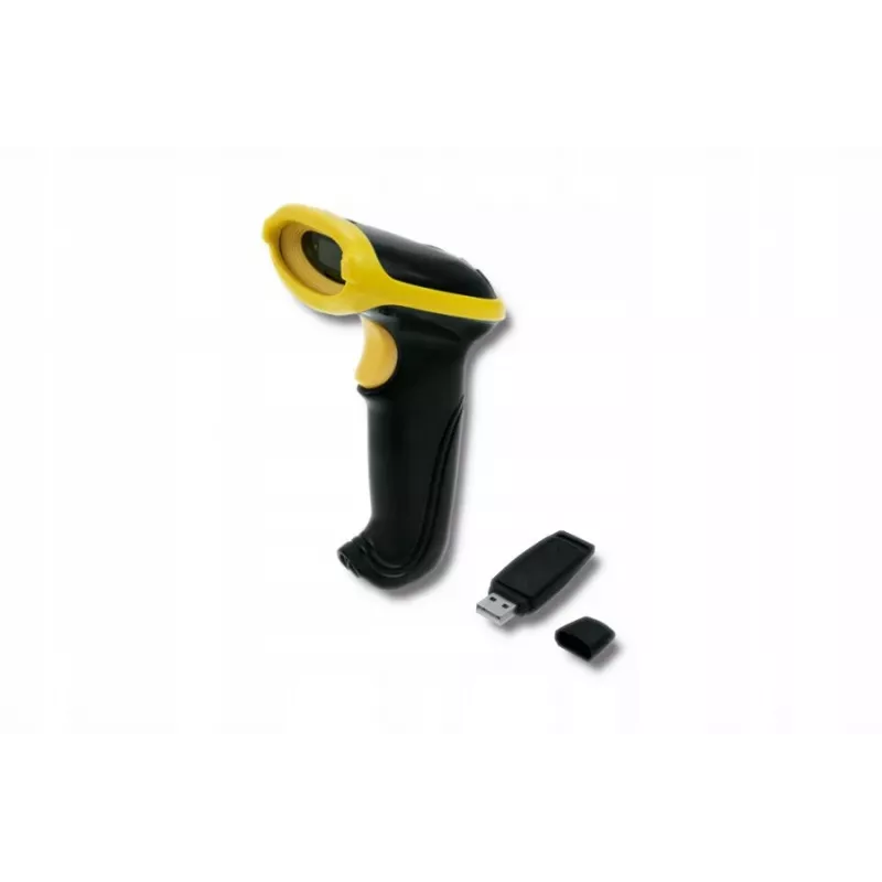 Qoltec 50862 Ασύρματος σαρωτής barcode λέιζερ 1D | 2.4GHz