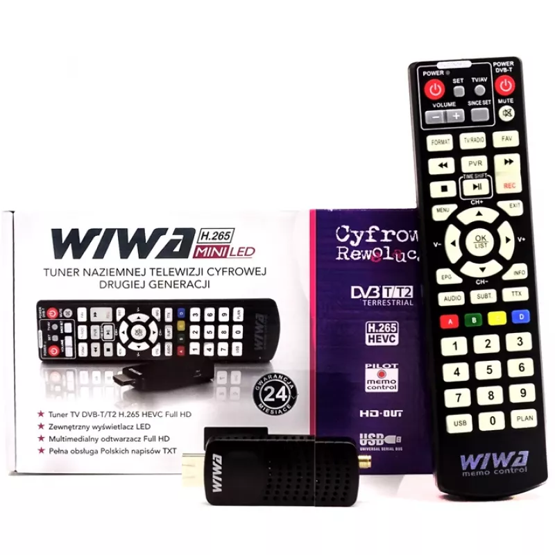Αποκωδικοποιητής Δέκτης TV Wiwaj DVB-T2 Hevec Mini LED