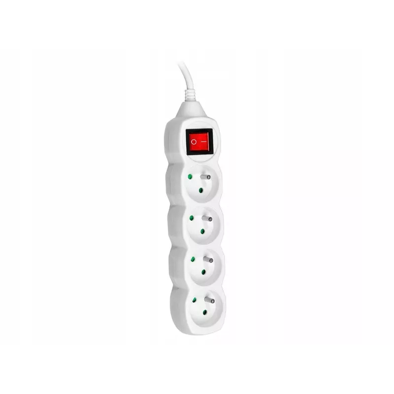 PowerWatch 3 m (4 πρίζες) λευκό με διακόπτη
