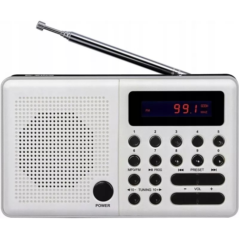 Eltra Radio Pliszka USB, FM λευκό