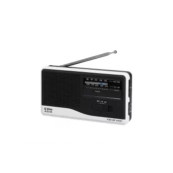 Radio Eltra Modell Asia White – φορητό ραδιόφωνο FM/AM, λειτουργία με ρεύμα και μπαταρία