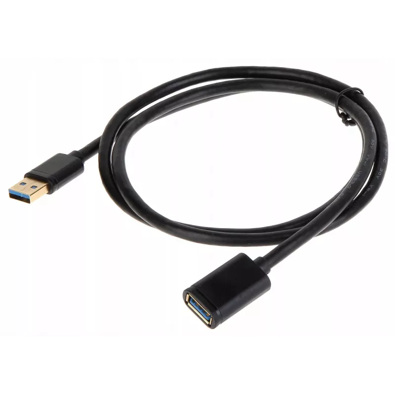 Καλώδιο UNITEK Y-C457GBK USB USB 3.2 Gen 1 (3.1 Gen 1) 1 m USB A Μαύρο