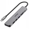 USB-C Hub Unitek 7in1 αλουμινίου PD 100W 5 Gbps — πολυθύρα προσαρμογέας με Power Delivery