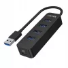 UNITEK uHUB Q4 USB 3.2 Gen 1 (3.1 Gen 1) Type-A 5000 Mbit/s Μαύρο