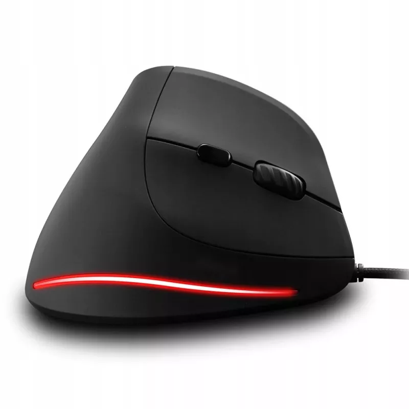 MEDIA-TECH VERTIC MT1122 Ενσύρματο κάθετο ποντίκι 6400 DPI μαύρο