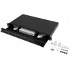 Patch panel οπτικών ινών για rack 1U 24x SC/LC 19 inch