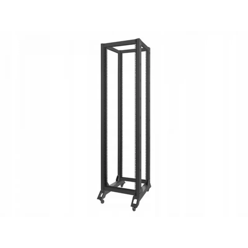 Lanberg OR01-6842-B Ανοιχτό rack 19 ιντσών, 42U, 600x800 mm, Μαύρο