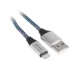 Καλώδιο Lightning Tracer TRAKBK46269 1 m μαύρο μπλε ασημί