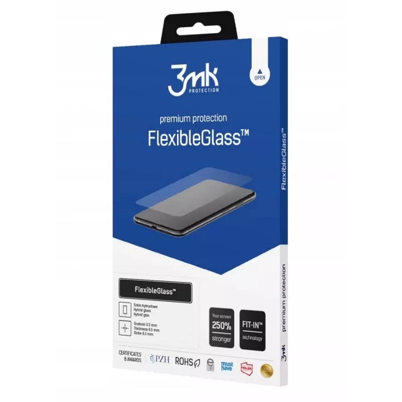 3MK FlexibleGlass υβριδικό γυαλί προστασίας οθόνης για Samsung Galaxy S23 (S911), 6,1 ιντσών, 7H