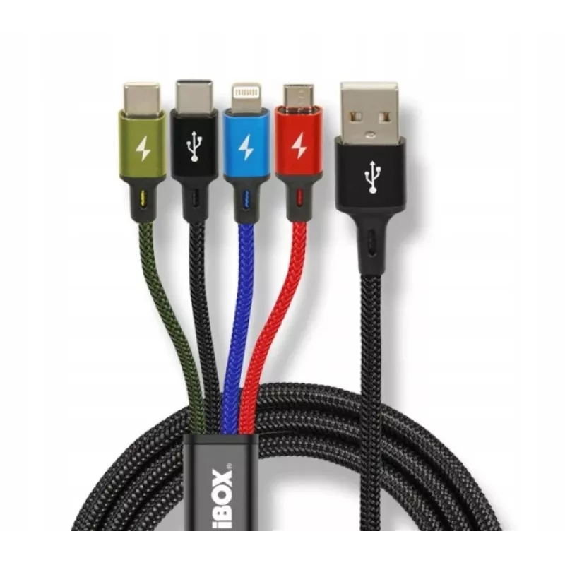 Καλώδιο φόρτισης 4 σε 1 Universal I-BOX USB IKUM4W1