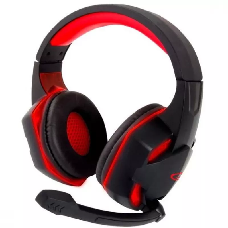 Gaming ακουστικά ESPERANZA BLACKBIRD, μικρόφωνο, USB/καρφί 3,5 mm, μαύρο/κόκκινο